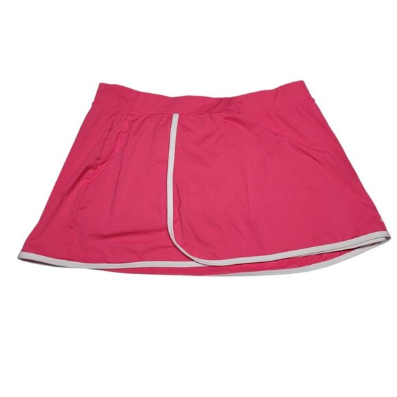 Adidas Skort Tennis Golf Pink Womens Large Wrap Summer Sport Athletic Clima Lite - Picture 1 of 9